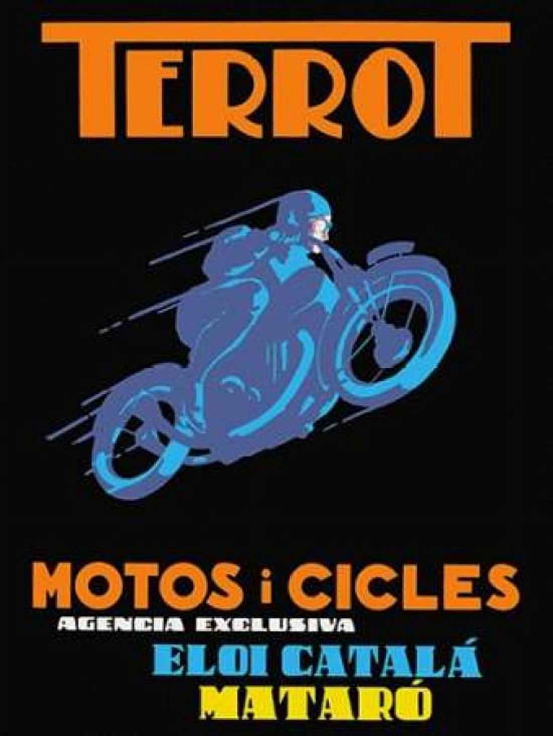 Terrot Motorcycles and Bicycles Canvas Art - Unknown (22 x 28)