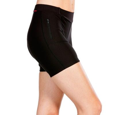 Terry Touring Bike Shorts Womens Padded Bike Shorts 5" Inseam Shorts for Women  Cycling Compression Pockets Leg Grippers