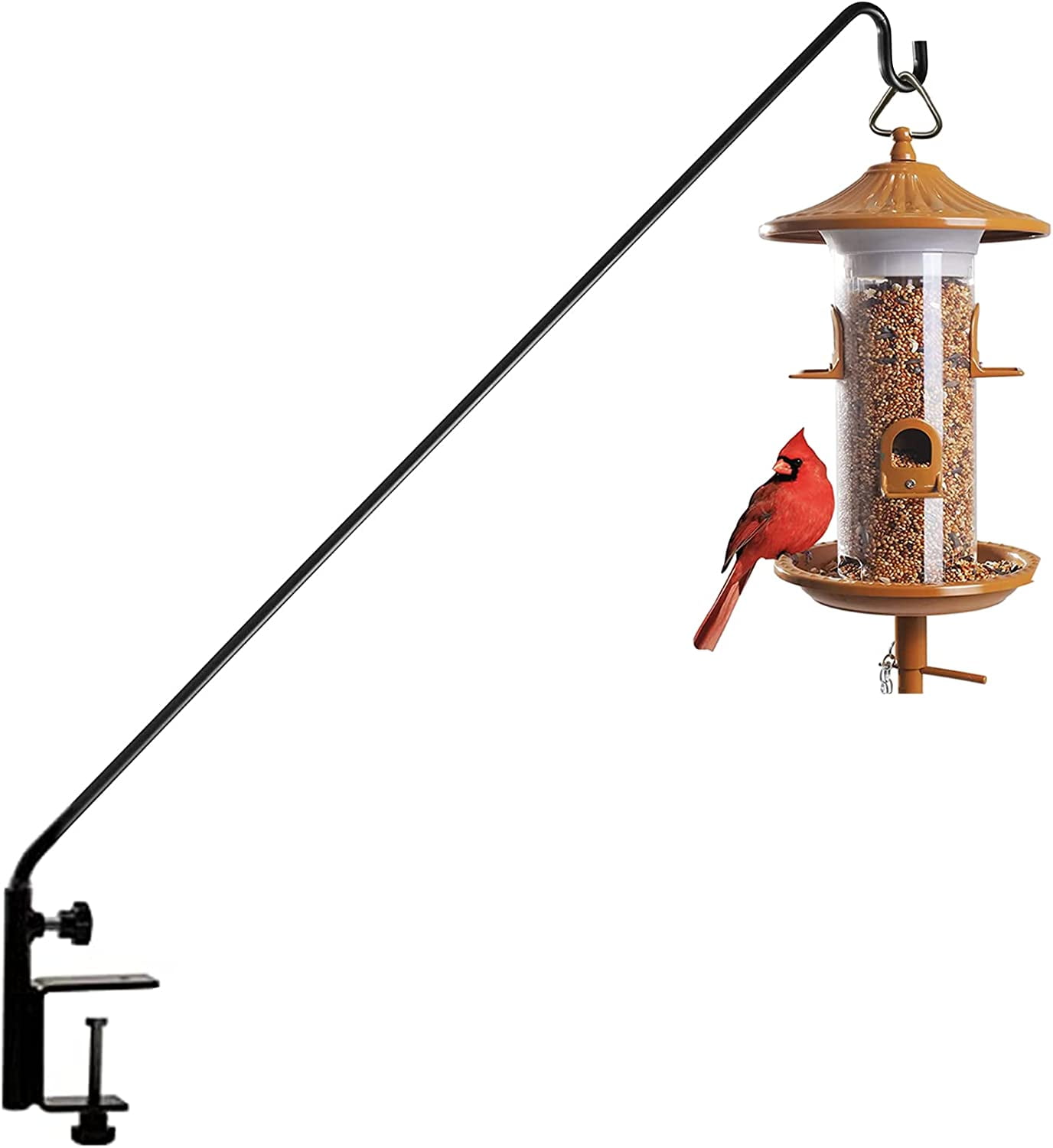 Deck rail bird feeder clearance hanger