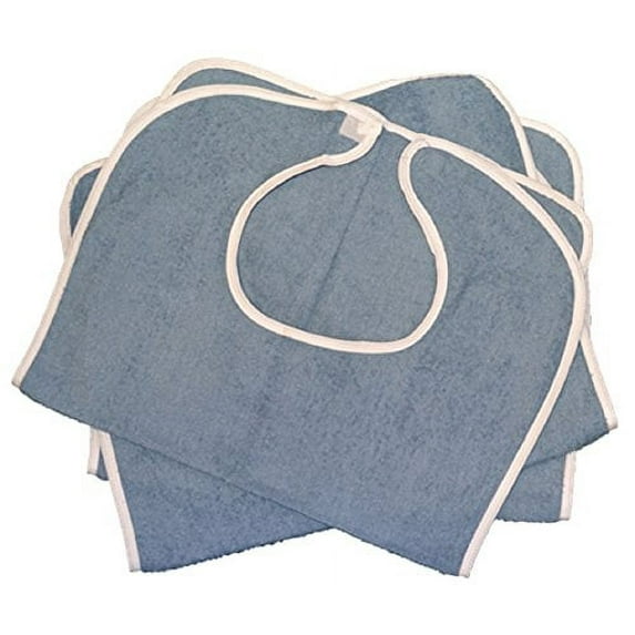 Terry Adult Bibs, 3Pk