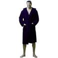 thumbnail image 1 of Terry Bamboo blended Cotton Womens Bathrobe - Purple, ONE SIZE, 1 of 1