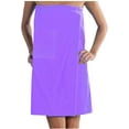 thumbnail image 1 of Terry Bath Wrap, Terry Cotton Ladies Shower Wrap Towels, Lavender, One Size, 1 of 1