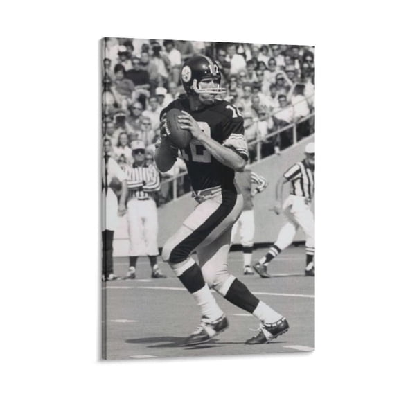 Terry Bradshaw Canvas Poster Canvas Art Poster and Wall Art Picture Print Modern Family bedroom Decor Posters 20x30inch(50x75cm)