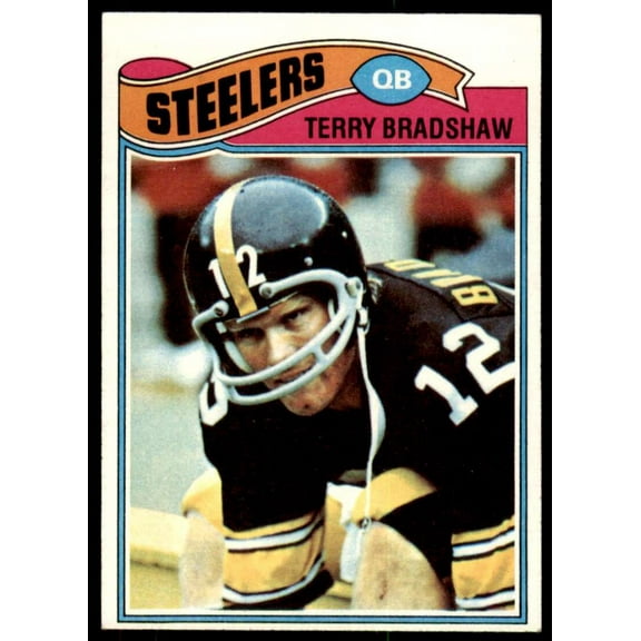 Terry Bradshaw Card 1977 Topps #245