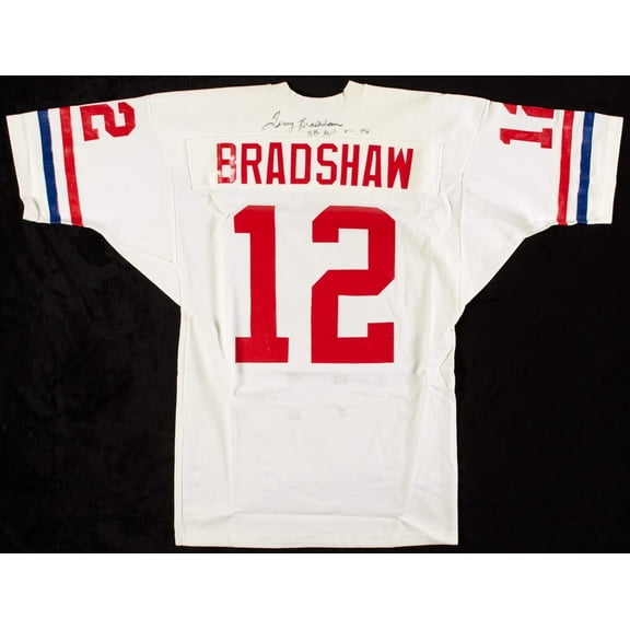 Terry Bradshaw "SB MVP" Signed 1970's Pro Bowl Sand-Knit Jersey With Beckett COA