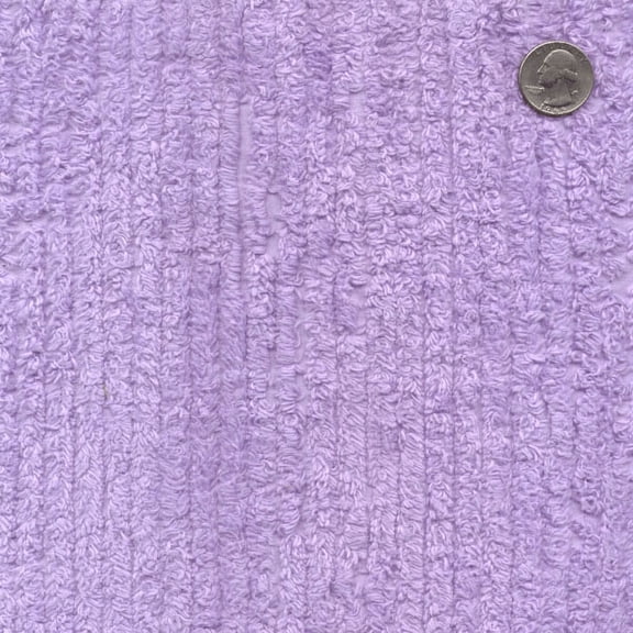 Terry Chenille Fabric by the Yard - Lilac (Lavender Purple) (TC-0525-596)