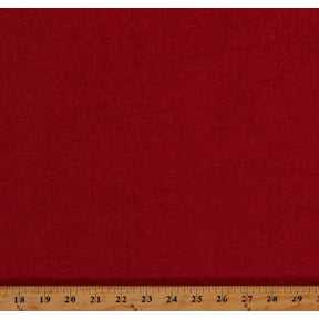 Red Terry Rag Terry Cloth Fabric by the Yard for Sewing