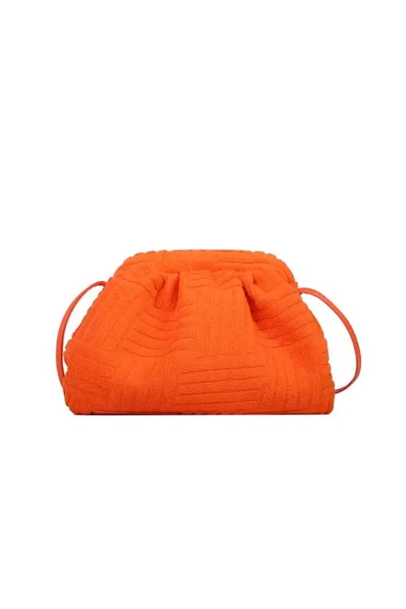Terry Cloth Clutch (orange)