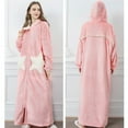 thumbnail image 1 of Terry Cloth Robe Ladies Robes For Women Cotton Summer Robes For Long Style, Plush Women Robe Women Bathrobe Womens Pink Robe, 1 of 5