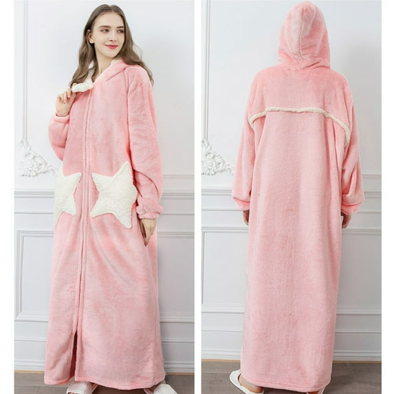 Terry Cloth Robe Ladies Robes For Women Cotton Summer Robes For Long Style, Plush Women Robe Women Bathrobe Womens Pink Robe