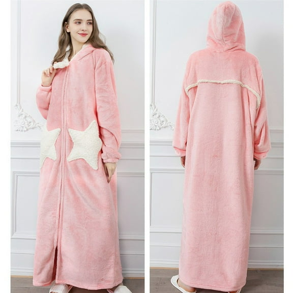 Terry Cloth Robe Ladies Robes For Women Cotton Summer Robes For Long Style, Plush Women Robe Women Bathrobe Womens Pink Robe