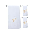 thumbnail image 1 of Terry Cotton Hand Towels with Custom Embroidered Initials | Soft, Absorbent, and Ideal for Bathroom or Kitchen Use | Perfect Personalized Gift | Set of 3, 1 of 4