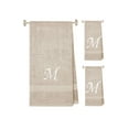 thumbnail image 1 of Terry Cotton Hand Towels with Custom Embroidered Initials | Soft, Absorbent, and Ideal for Bathroom or Kitchen Use | Perfect Personalized Gift | Set of 3, 1 of 3