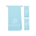 thumbnail image 1 of Terry Cotton Hand Towels with Custom Embroidered Initials | Soft, Absorbent, and Ideal for Bathroom or Kitchen Use | Perfect Personalized Gift | Set of 3, 1 of 1