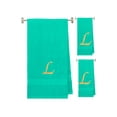 thumbnail image 1 of Terry Cotton Hand Towels with Custom Embroidered Initials | Soft, Absorbent, and Ideal for Bathroom or Kitchen Use | Perfect Personalized Gift | Set of 3, 1 of 4