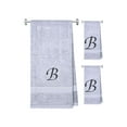 thumbnail image 1 of Terry Cotton Hand Towels with Custom Embroidered Initials | Soft, Absorbent, and Ideal for Bathroom or Kitchen Use | Perfect Personalized Gift | Set of 3, 1 of 4