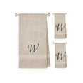 thumbnail image 1 of Terry Cotton Hand Towels with Custom Embroidered Initials | Soft, Absorbent, and Ideal for Bathroom or Kitchen Use | Perfect Personalized Gift | Set of 3, 1 of 3