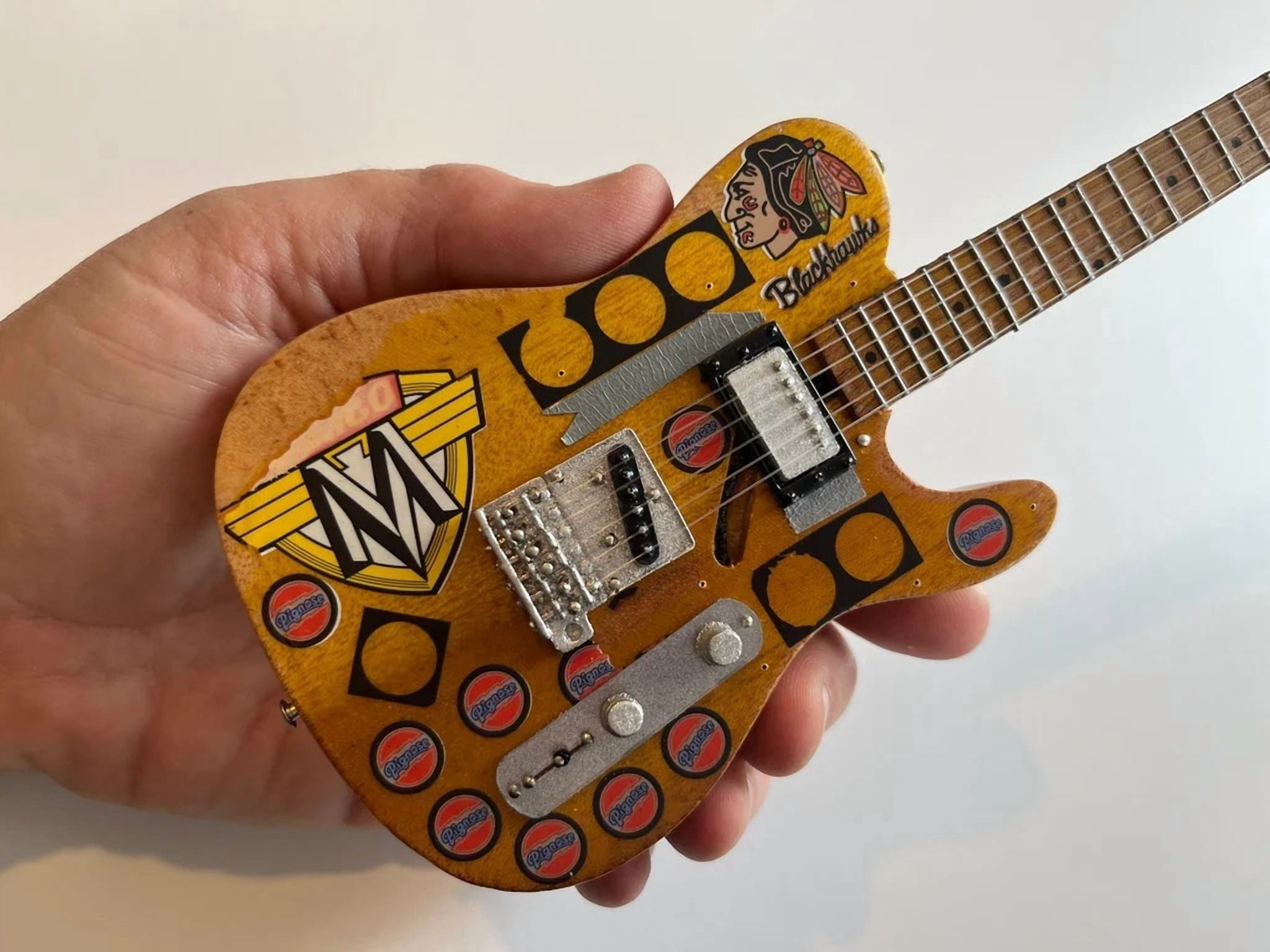 Terry Kath Tribute Fender Telecaster 10 Inch Miniature Guitar Replica