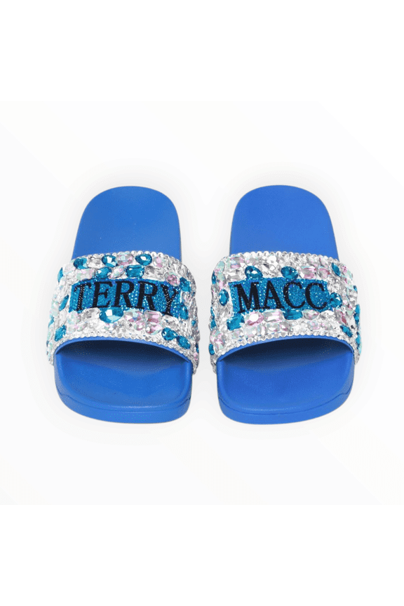 Crystaled Slides-BLUE