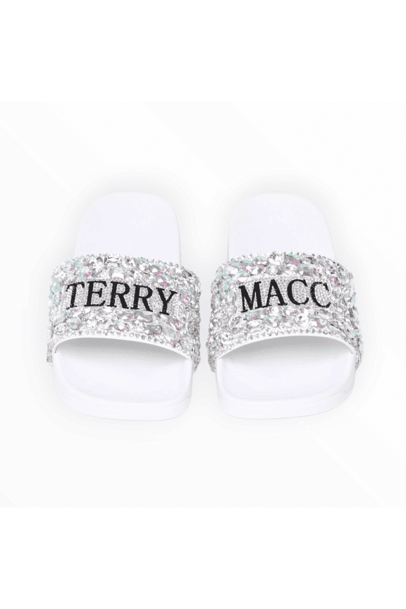 Crystaled Slides WHITE
