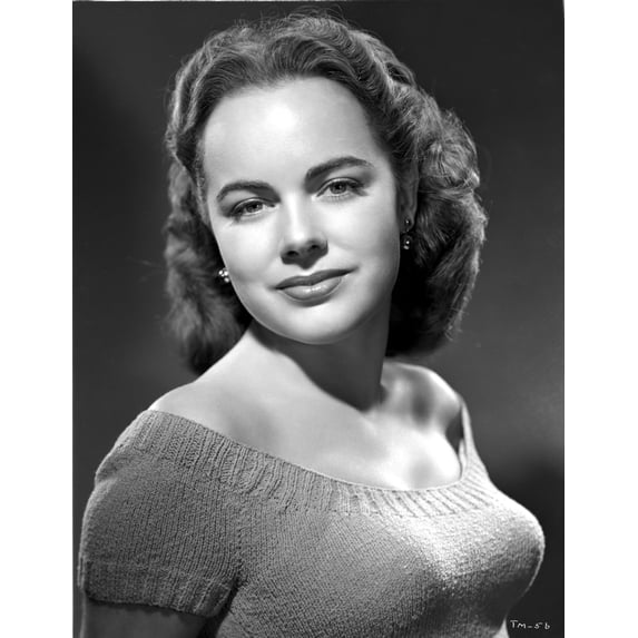 Terry Moore on a Knitted Off Shoulder Portrait Photo Print (24 x 30)