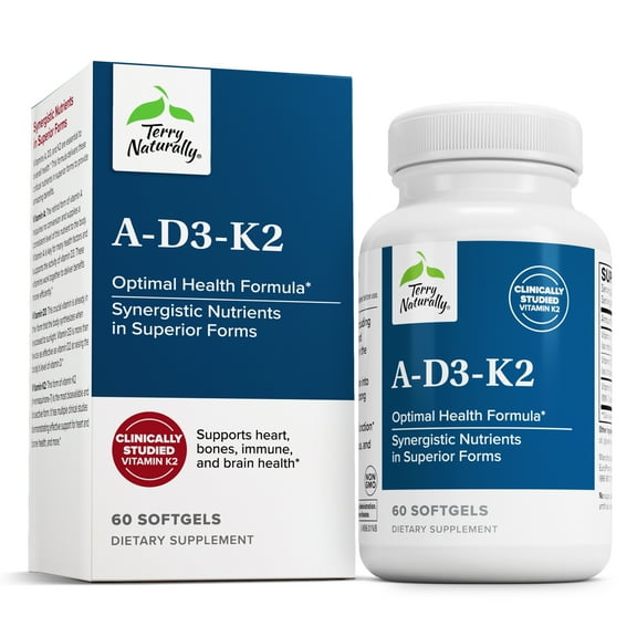 Terry Naturally A•D3•K2 - 60 Softgels
