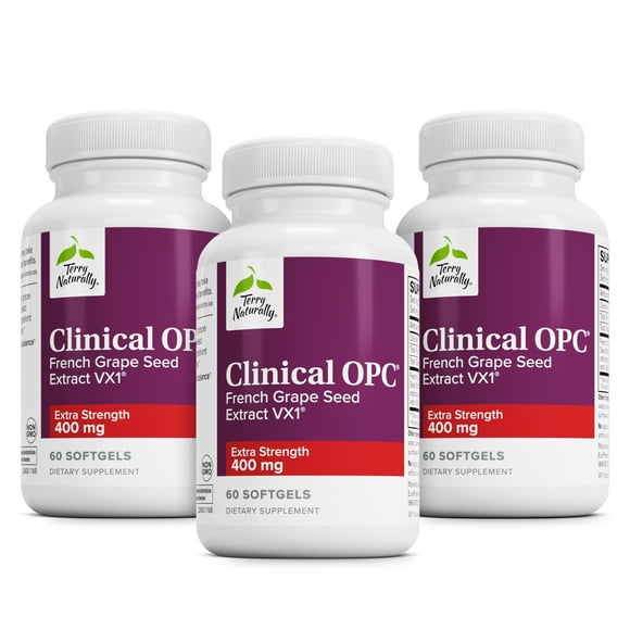 Terry Naturally Clinical OPC Extra Strength - 60 Softgels (Pack of 3)
