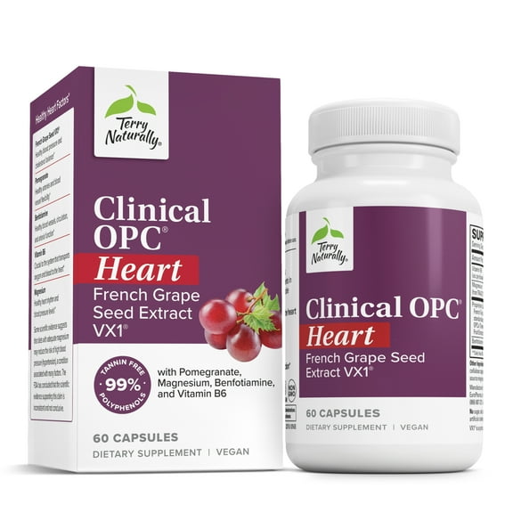 Terry Naturally Clinical OPC Heart - 60 Capsules