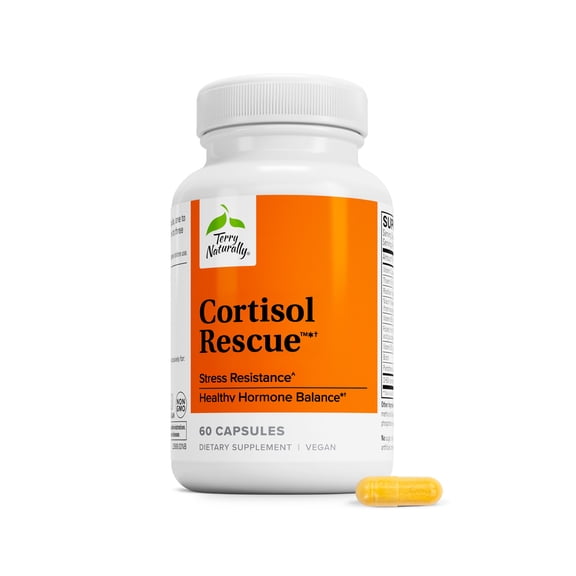 Terry Naturally Cortisol Rescue - Vegan - 60 Capsules