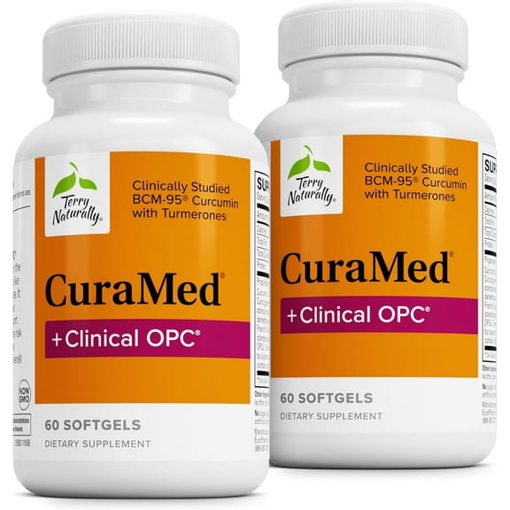 Terry Naturally CuraMed + Clinical OPC - 60 Softgels, 2 Pack
