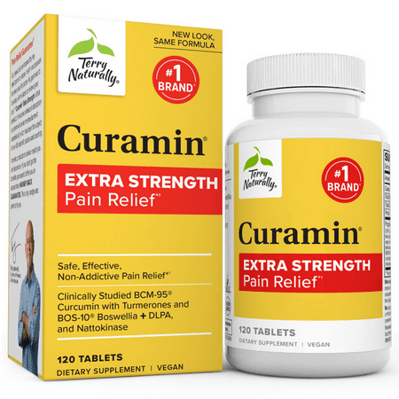 EuroPharma - Terry Naturally Curamin Extra Strength with BCM-95 - 120 Tablets