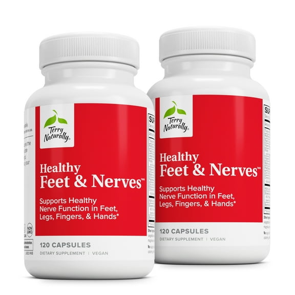 Terry Naturally Healthy Feet & Nerves - 120 Capsules (Pack of 2)