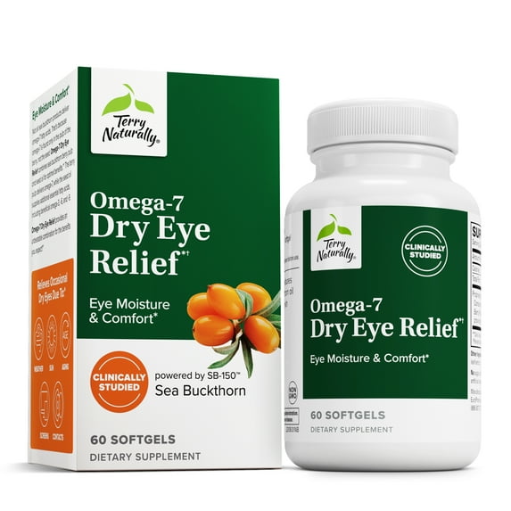Terry Naturally Omega-7 Dry Eye Relief - 60 Softgels