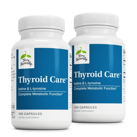 Terry Naturally Thyroid Care - 120 Capsules (Pack of 2)