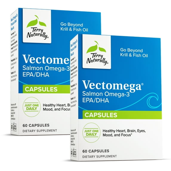 Terry Naturally Vectomega - 60 Capsules (Pack of 2)