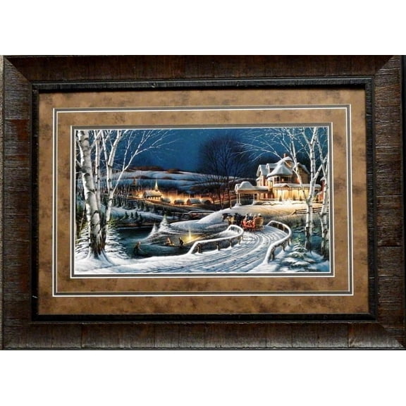 Terry Redlin Family Traditions Holiday Print-Framed