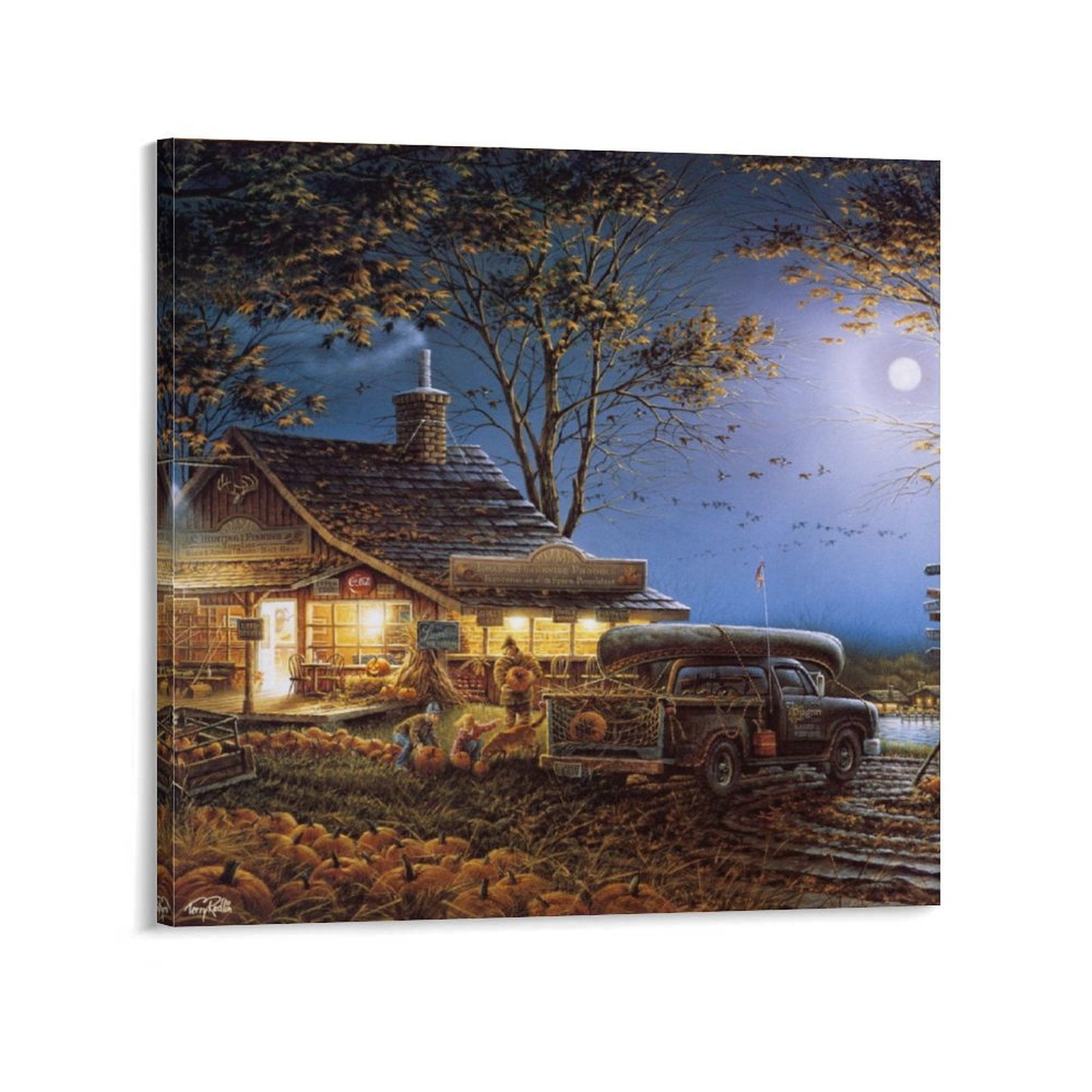 Terry Redlin Print Painting Landscape (10) Picture Print Canvas Poster ...