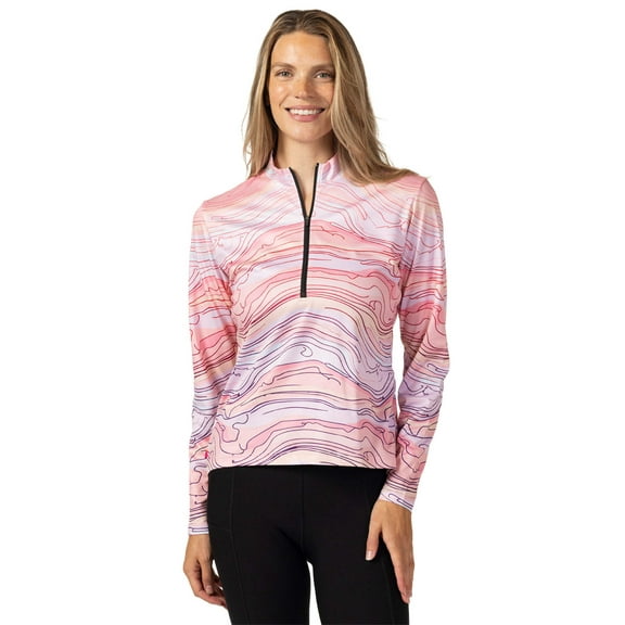 Terry Sunblocker Womens Long Sleeve Cycling Jersey Bike Apparel Moisture Wicking UPF 50+ Sun Top, Regular & Plus