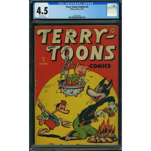 Terry-Toons Comics #3 - CGC 4.5 Comic Book