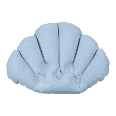 Terry cloth bath pillows, Inflatable bath pillows with suction cups, Shell shaped bathtub Spa pillows, Comfortable and soft bath mats, Neck supports for bathtubs and hot tubs