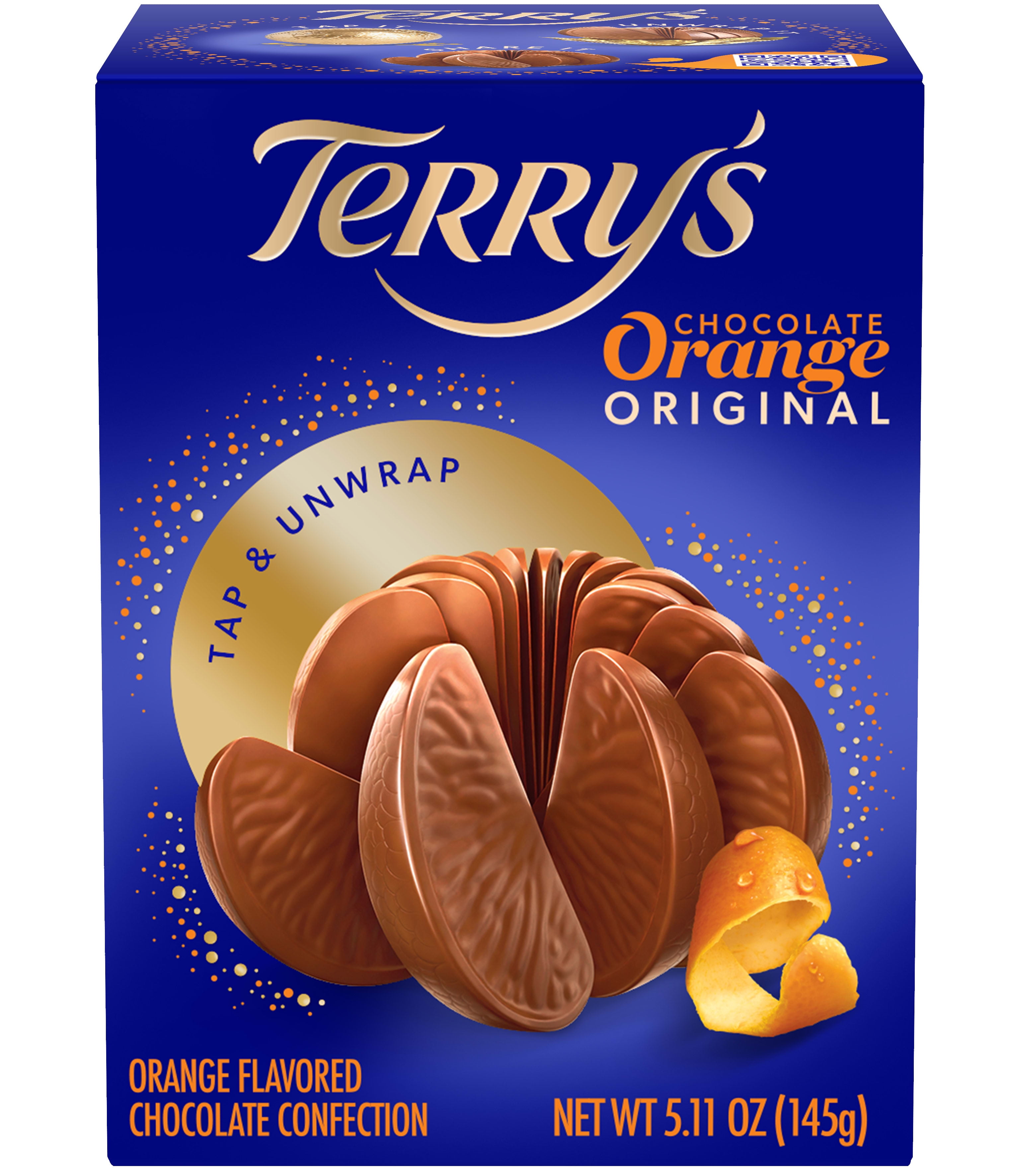 Terry's Chocolate Orange, Milk Chocolate with Natural Orange Flavoring, 5.11 oz Box