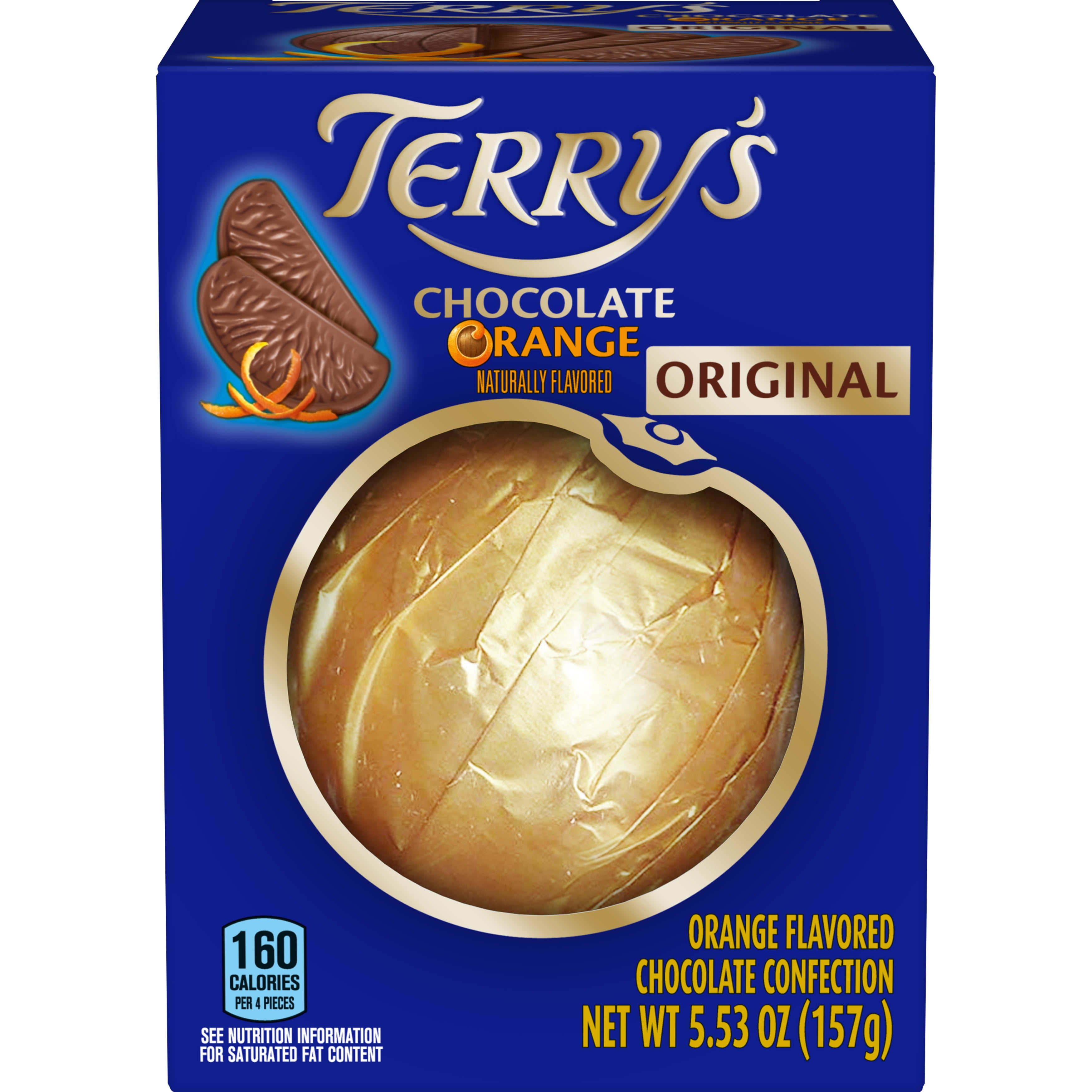 Terry's Chocolate Orange Ball Milk and Dark Real Orange Mint Flavour