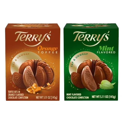 Terry's Chocolate Orange Toffee & Mint Milk Chocolate Balls, 2 Pack, 5.11 oz