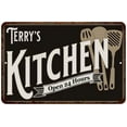 thumbnail image 1 of Terry's Kitchen Sign Metal Wall 8 x 12 High Gloss Metal 208120019256, 1 of 1