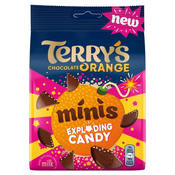 Terry's Minis Exploding Candy - British Chocolate Treats 105g