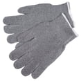 thumbnail image 1 of Terrycloth Heavy Weight Seamless Reversible Loop Out Gloves, Gray - Large, 1 of 1