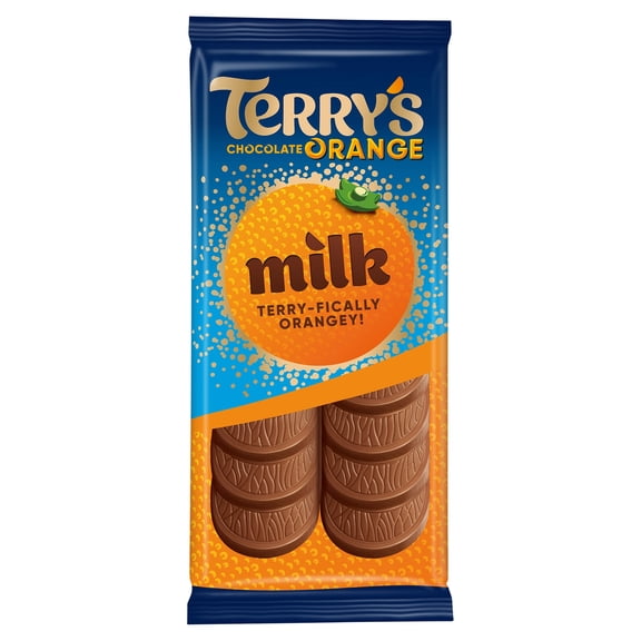 Terry's Milk Chocolate Orange Bar 90g, Imported from Britain