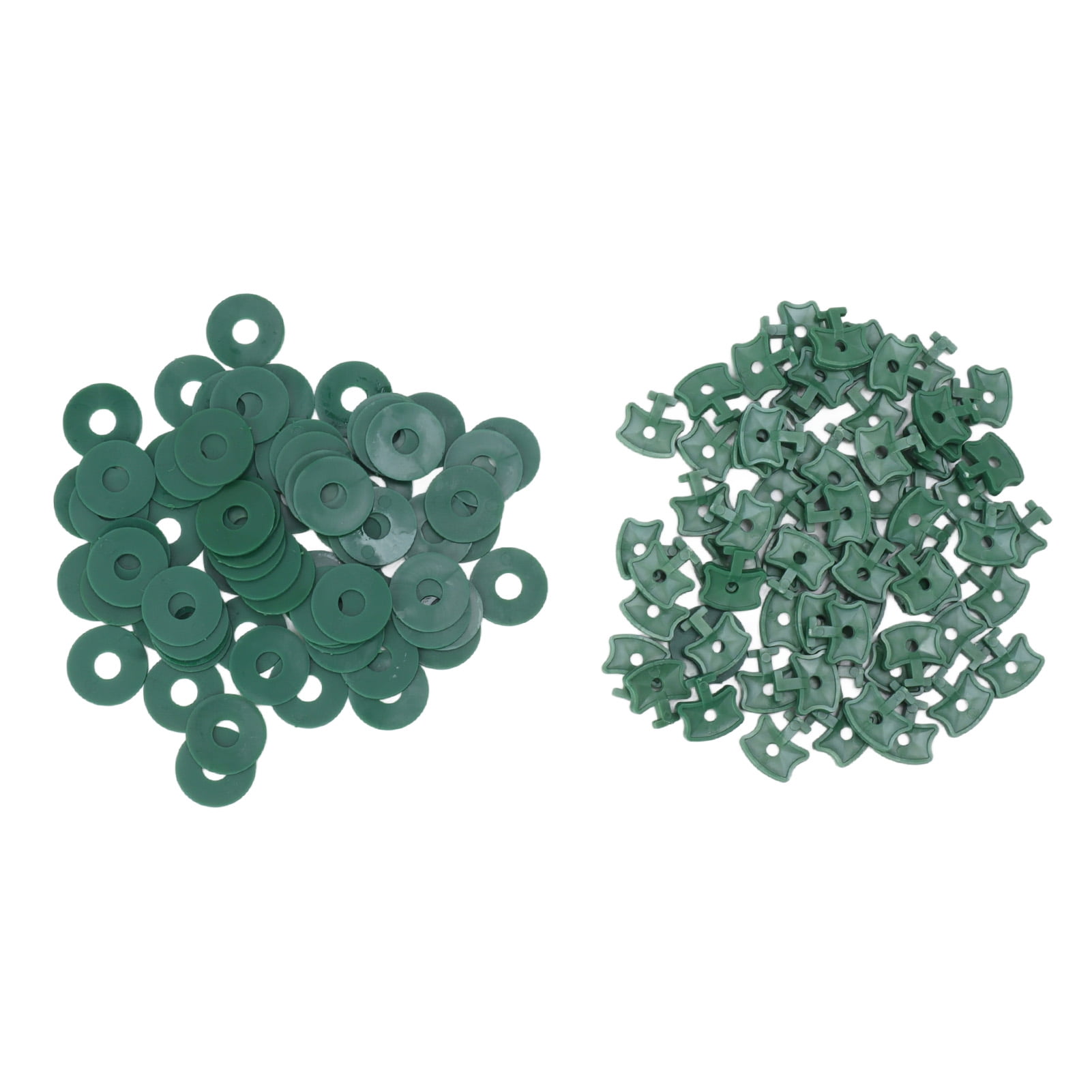 Tersalle 100PCS Greenhouse Twist Clips Plastic Shading Fixing Clips