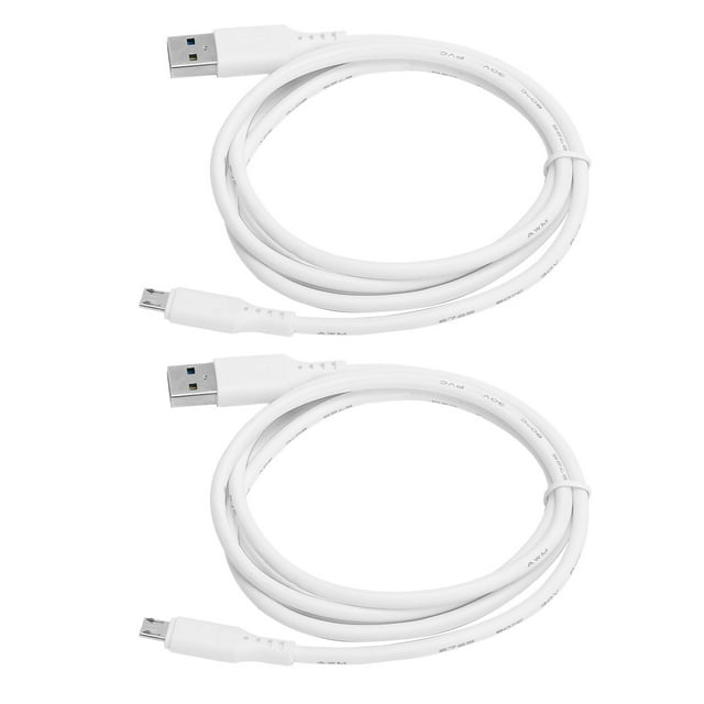 Tersalle 2pcs 1M Charging Data Cable USB Transmission Line Wear Resistant for Android Mobile