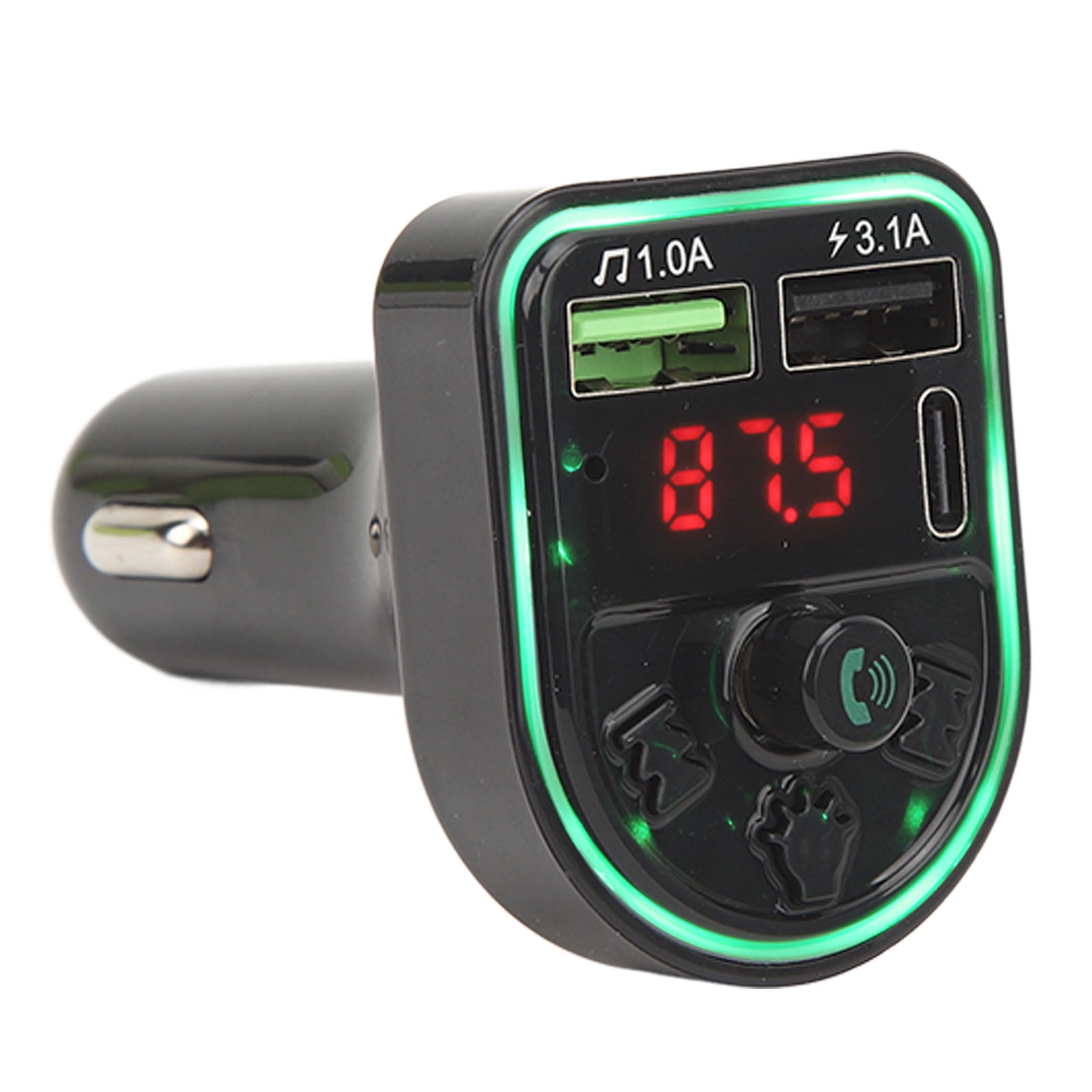 Tersalle Bluetooth Transmitter for Car Wireless Cigarette Lighter Hands
